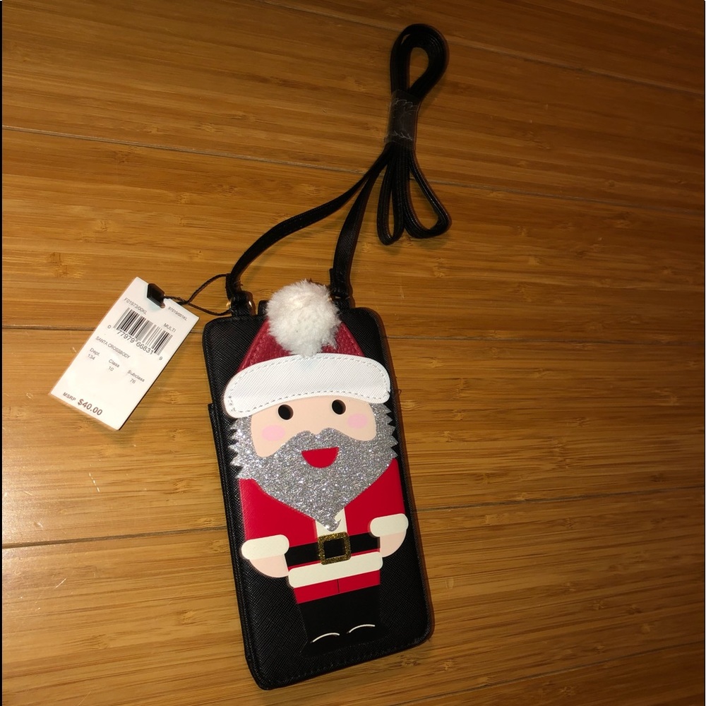 New Santa leather phone crossbody case